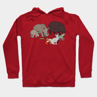Colorful Animals Hoodie